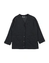 Nanán Toddler Girl Cardigan Charcoal Size 4 Cotton, Polyamide, Elastane In Grey