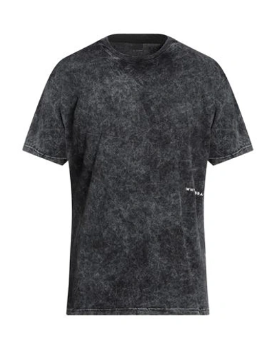 Why Not Brand Man T-shirt Black Size S Cotton In Black