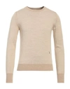 Trussardi Man Sweater Beige Size Xxl Acrylic, Viscose, Virgin Wool