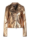 STREET LEATHERS STREET LEATHERS WOMAN JACKET COPPER SIZE L SOFT LEATHER