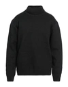 Neill Katter Man Turtleneck Black Size 3xl Wool, Polyamide