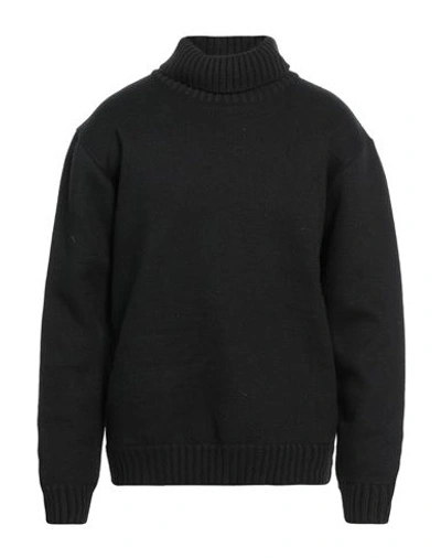 Neill Katter Man Turtleneck Black Size 3xl Wool, Polyamide