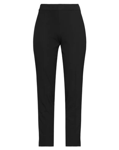 Emporio Armani Woman Pants Black Size 14 Polyester, Viscose, Elastane