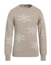 Imperial Man Sweater Grey Size Xl Acrylic, Polyester, Wool In Grey