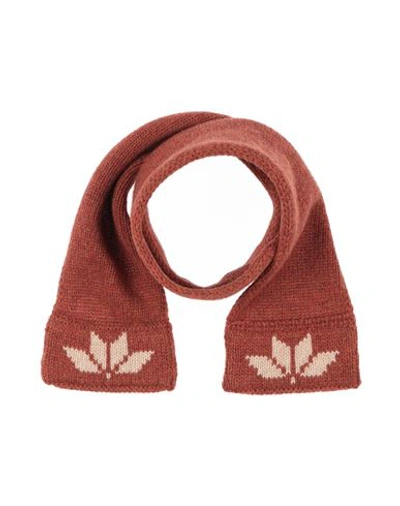Dsquared2 Man Scarf Brown Size - Wool In Brown