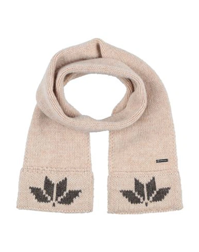 Dsquared2 Man Scarf Sand Size - Wool In Beige