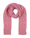 Gentryportofino Woman Scarf Pastel Pink Size - Alpaca Wool, Polyamide, Cashmere, Wool