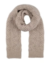 Gentryportofino Woman Scarf Beige Size - Alpaca Wool, Polyamide, Cashmere, Wool In Beige