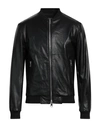 Street Leathers Man Jacket Black Size 3xl Soft Leather