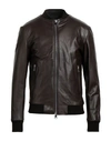 Shop Street Leathers Man Jacket Cocoa Size Xl Soft Leather In Brown
