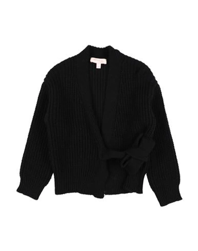 Imperial Babies'  Toddler Girl Cardigan Black Size 6 Acrylic, Polyester