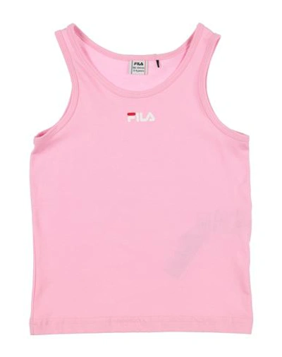 Fila Babies'  Toddler Girl Tank Top Pink Size 3 Cotton