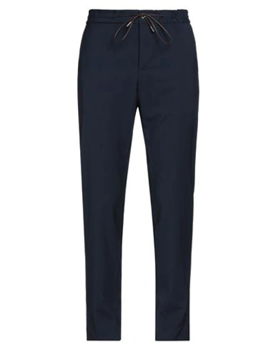 Tombolini Man Pants Navy Blue Size 40 Virgin Wool