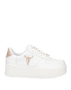 WINDSOR SMITH WINDSOR SMITH WOMAN SNEAKERS WHITE SIZE 7 SOFT LEATHER