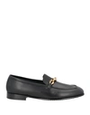 JIMMY CHOO JIMMY CHOO WOMAN LOAFERS BLACK SIZE 7.5 SOFT LEATHER