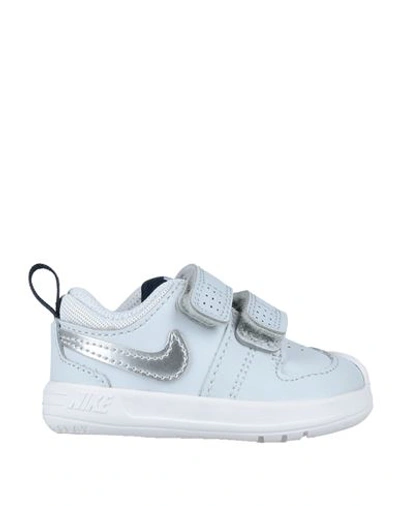 Nike Babies'   Pico 5 Infant/toddler Shoes Newborn Sneakers Light Grey Size 2c Soft Leather, Textile Fibe