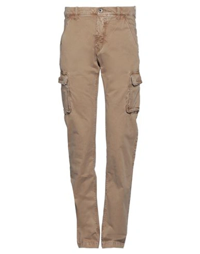 JACOB COHЁN JACOB COHЁN MAN PANTS CAMEL SIZE 30 COTTON, LYCRA 