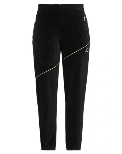 Just Cavalli Woman Pants Black Size 4 Cotton, Polyester, Acrylic, Polyamide