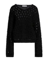 Attic And Barn Woman Sweater Black Size Xl Wool, Acrylic, Alpaca Wool