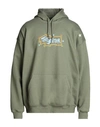 The Editor Man Sweatshirt Military Green Size Xl Cotton, Polyester