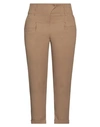 GENTRYPORTOFINO GENTRYPORTOFINO WOMAN PANTS SAND SIZE 6 VISCOSE, VIRGIN WOOL, ELASTANE