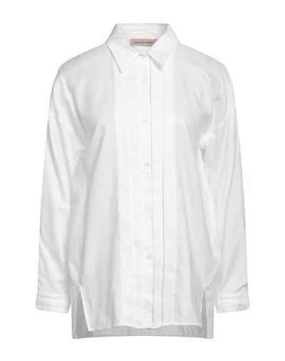 Gentryportofino Woman Shirt White Size 6 Cotton
