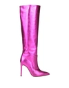 Paris Texas Woman Knee Boots Magenta Size 6 Soft Leather