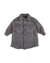 DOUUOD DOUUOD TODDLER BOY COAT GREY SIZE 4 WOOL, POLYESTER, ACRYLIC