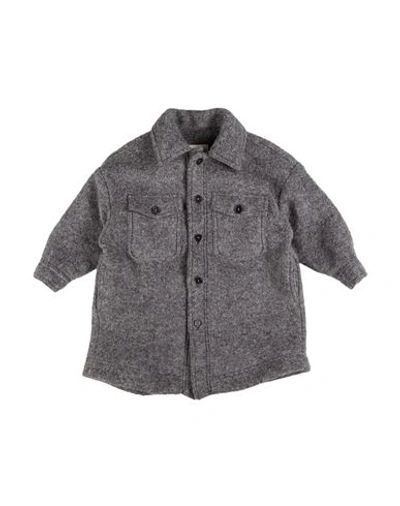 Douuod Babies'  Toddler Boy Coat Grey Size 4 Wool, Polyester, Acrylic