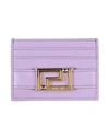 Versace Man Document Holder Lilac Size - Soft Leather In Purple