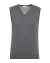 Tailor Club Man Sweater Lead Size 38 Merino Wool In Grey