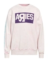 Vault By Vans X Aries Man Sweatshirt Pink Size L Cotton In Pink