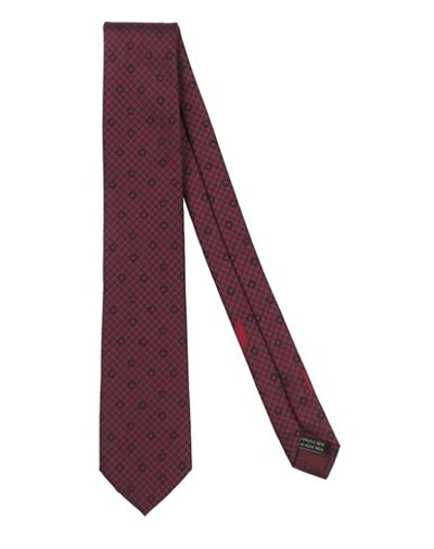 Ferragamo Man Ties & Bow Ties Red Size - Silk