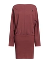 Just Cavalli Woman Mini Dress Antique Rose Size 4 Cotton, Elastane In Pink