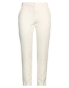 Seventy Sergio Tegon Seventy Venezia Woman Pants Cream Size 12 Polyester, Elastane In White