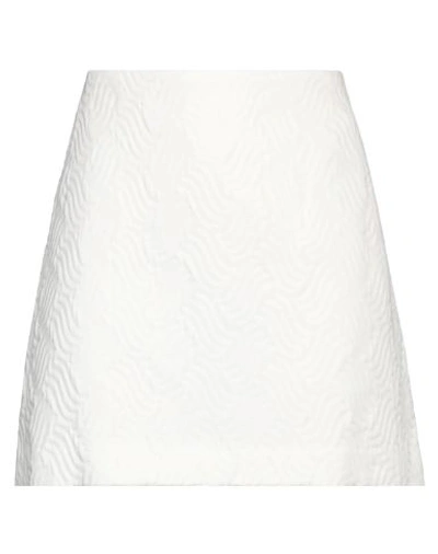 P.a.r.o.s.h P. A.r. O.s. H. Woman Mini Skirt White Size S Cotton, Polyamide In White