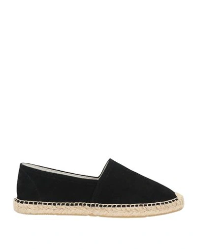 Isabel Marant Man Espadrilles Black Size M Bovine Leather