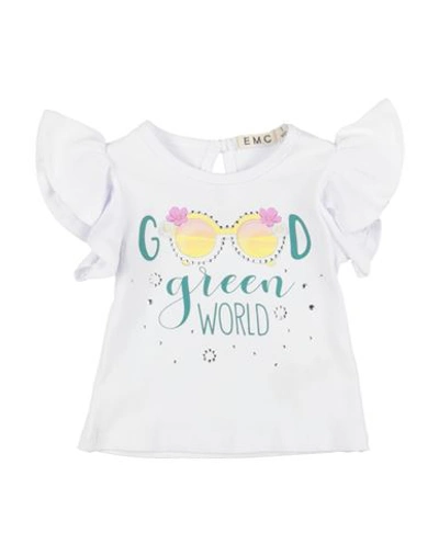 Emc Everything Must Change Babies'  Newborn Girl T-shirt White Size 3 Cotton, Elastane