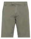 Zadig & Voltaire Man Shorts & Bermuda Shorts Military Green Size 32 Cotton, Elastane