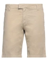 Zadig & Voltaire Man Shorts & Bermuda Shorts Beige Size 32 Cotton, Elastane