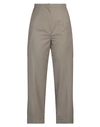 Sandro Woman Pants Taupe Size 10 Polyester, Virgin Wool In Grey