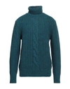 Bellwood Man Turtleneck Deep Jade Size 42 Acrylic, Alpaca Wool, Wool, Viscose In Green