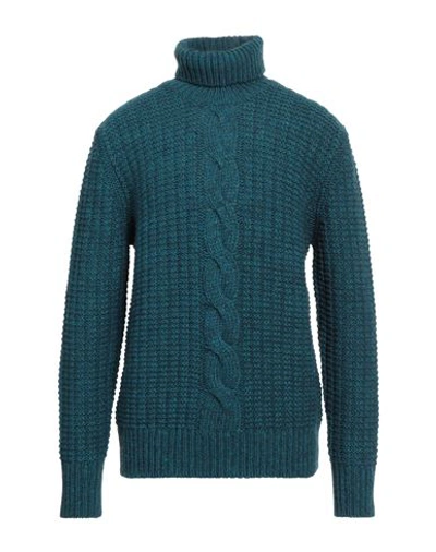 Bellwood Man Turtleneck Deep Jade Size 42 Acrylic, Alpaca Wool, Wool, Viscose In Green