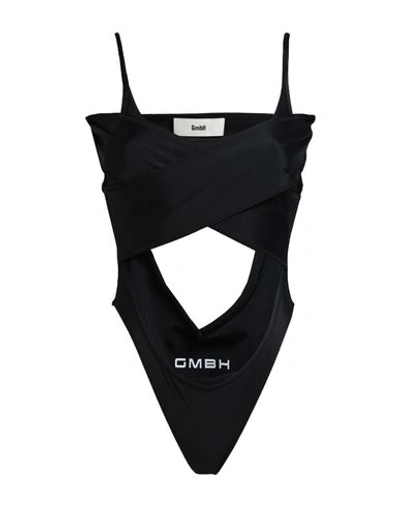 Gmbh Woman Bodysuit Black Size S Recycled Polyamide, Elastane