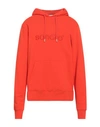 Sandro Man Sweatshirt Orange Size L Cotton, Elastane, Polyester