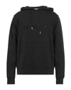Sandro Man Sweatshirt Black Size Xs Cotton, Elastane, Polyester
