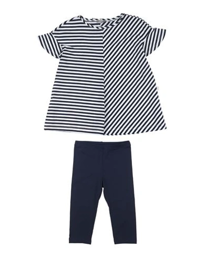 Il Gufo Babies'  Toddler Girl Co-ord Midnight Blue Size 6 Cotton, Elastane