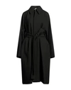Quira Woman Coat Dark Green Size 6 Virgin Wool In Green