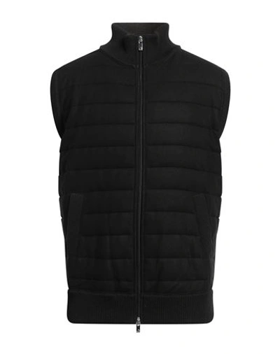 Tombolini Man Jacket Black Size 48 Cashmere