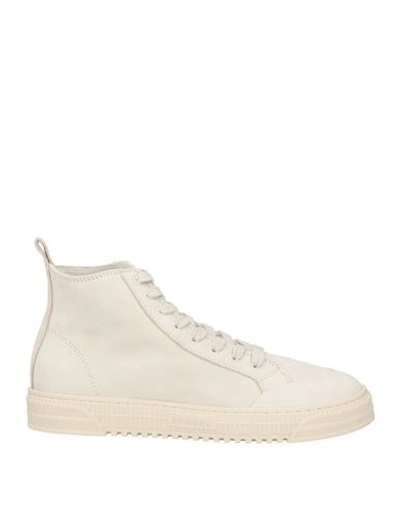 Copenhagen Studios Woman Sneakers Cream Size 10 Soft Leather In Bianco Chiari E Naturali